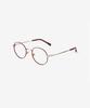 Techeuoaiweeo Ls-04T Glasses Frame C2 Rosegold &Plum