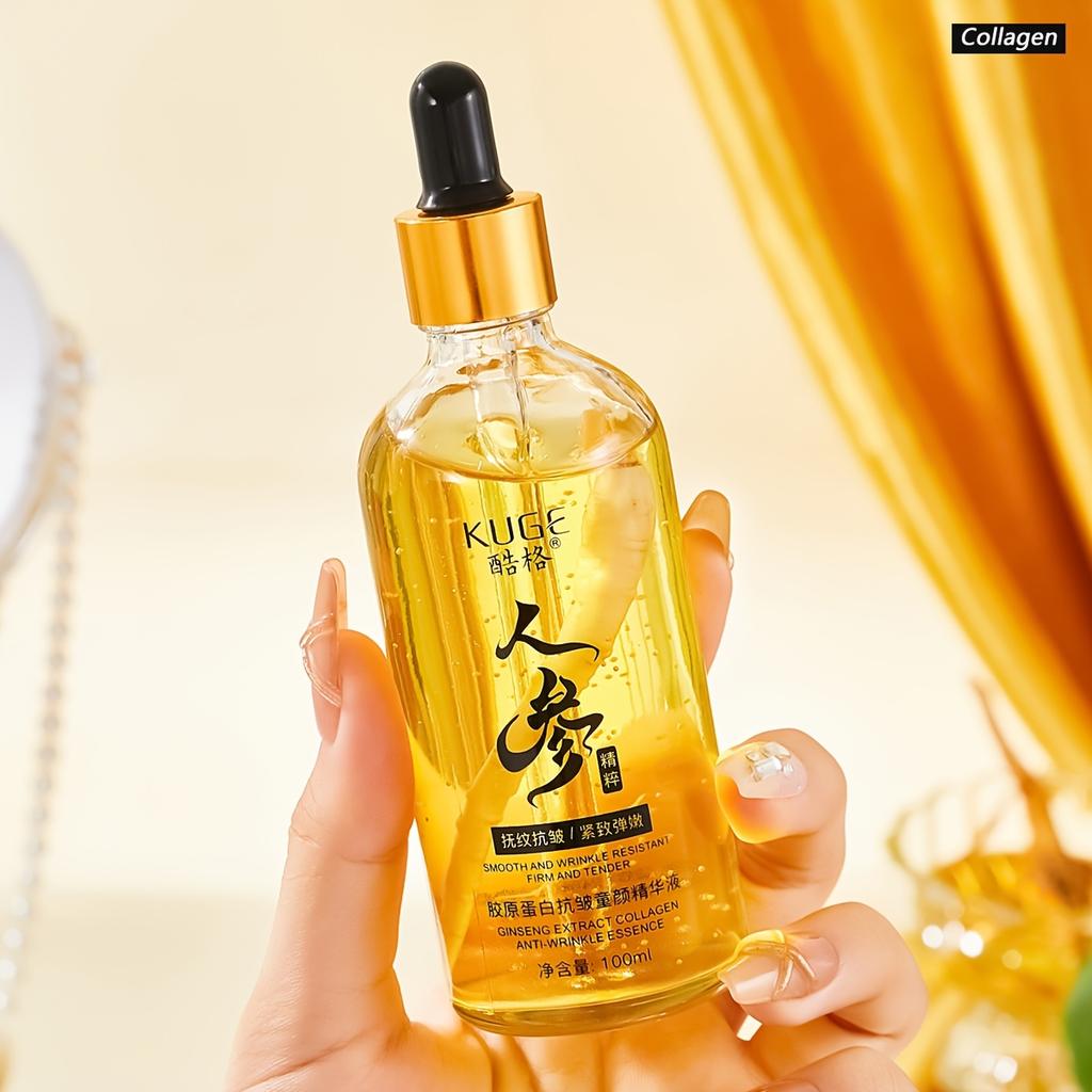Ginseng Collagen Essence Face Serum Anti-wrinkle Anti-Aging Facial Serum Oil Control Firming Moisturizing Facial Skin Care