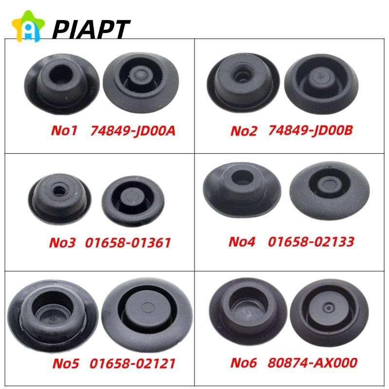 10PCS Black Rubber Hole Plug  OE# 01658-01361 01658-02121 74849-JD00B 74849-JD00A For Nissan