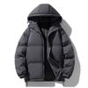 Chaqueta de Algodón con Capucha Gruesa Unisex - Cálida y de Color Puro para Otoño/Invierno
