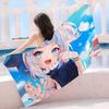 Cartoon Girl G-Gawr G-Gura Big Microfiber Beach Towels Quick Dry Towel Sand Beach Towels Pool Towel for Travel Swim Pool Yoga