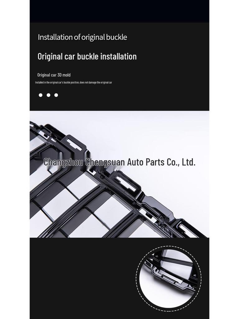 Mercedes-Benz C-Class W205 GT Style Grille (2015-2018) - Single Vertical Bar Design