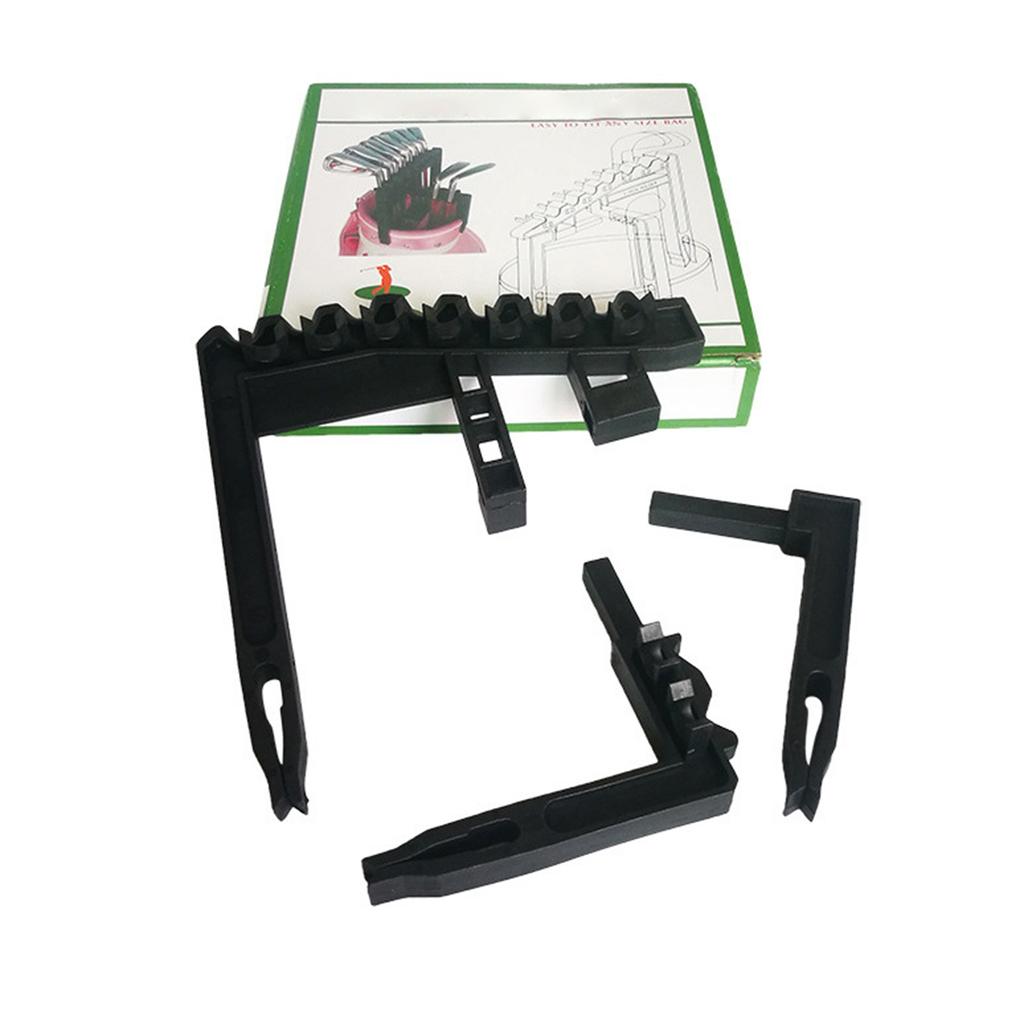 Golf Club Stand Shafts Holder Golf 9 Iron Club Holders Divider Golf Club Organizers Putter Stand Easy Installation