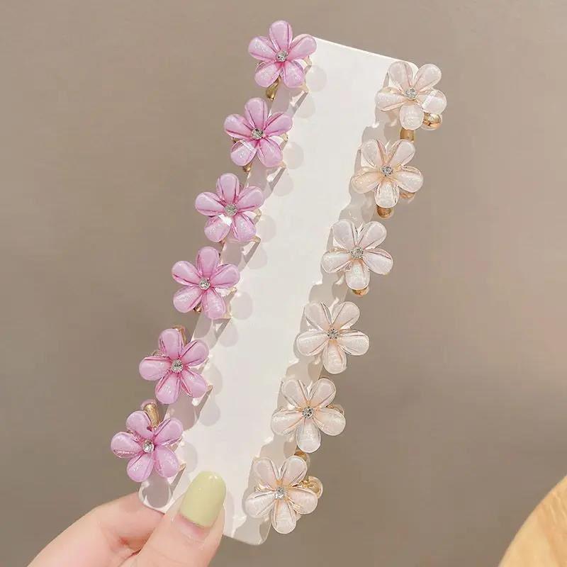 2023 Summer Camellia Mini Hair Claw Clip for Girls
