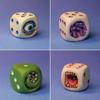 Halloween micro landscape Decoration Devil Dice Resin Dice Handicraft Decoration