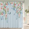 Waterproof Polyester Fabric Shower Curtains Japanese-Style Printing Bathroom Curtains For Home Decoration Curtain