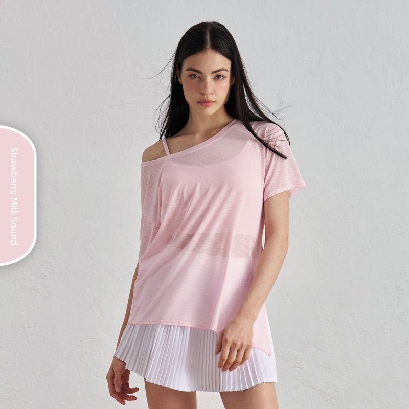 

Yoga Blouse Women s Spring New Arrival Breathable Split Slimming Sports Fitness Top Loose-Fitting Lightweight Thin Yoga Clothes Long Sleeves