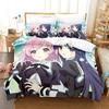 Assault Lily Bouquet Bedding Set Single Twin Printed Bed Set With Pillowcase Bed Duvet Cover Single Double Queen Super King Size