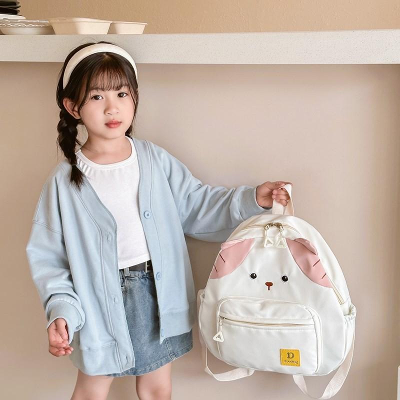 Adorable Cartoon Cat Backpack For Kids Stylish And Spacious Design In Bright Colors