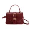 Simple Small Bag Women's Bag Spring New Fashion Portable Messenger Bag Highend Versatile Shoulder Small Square Bag
