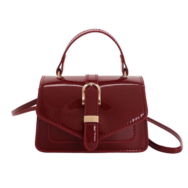 Simple Small Bag Women's Bag Spring New Fashion Portable Messenger Bag Highend Versatile Shoulder Small Square Bag