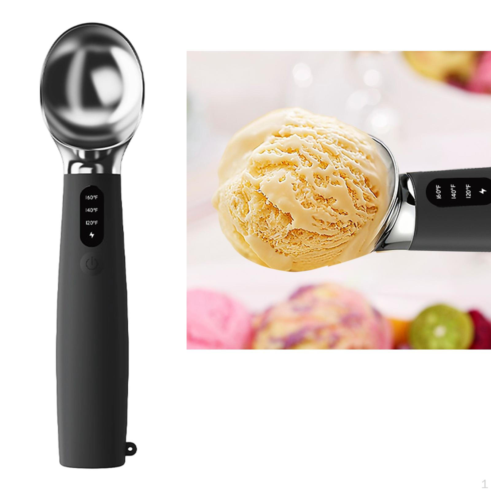 

Heated Ice Cream Scoop Electric Warming Scooper for Frozen Yogurt Sorbet
