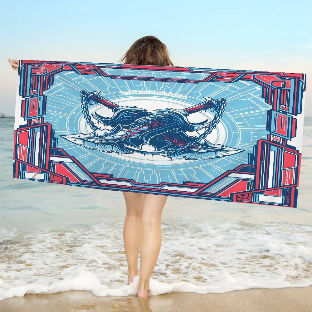 God Of War Video Game Big Microfiber Beach Towels Quick Dry Towel Sand Beach Towels Pool Towel For Travel Swim Pool Yoga