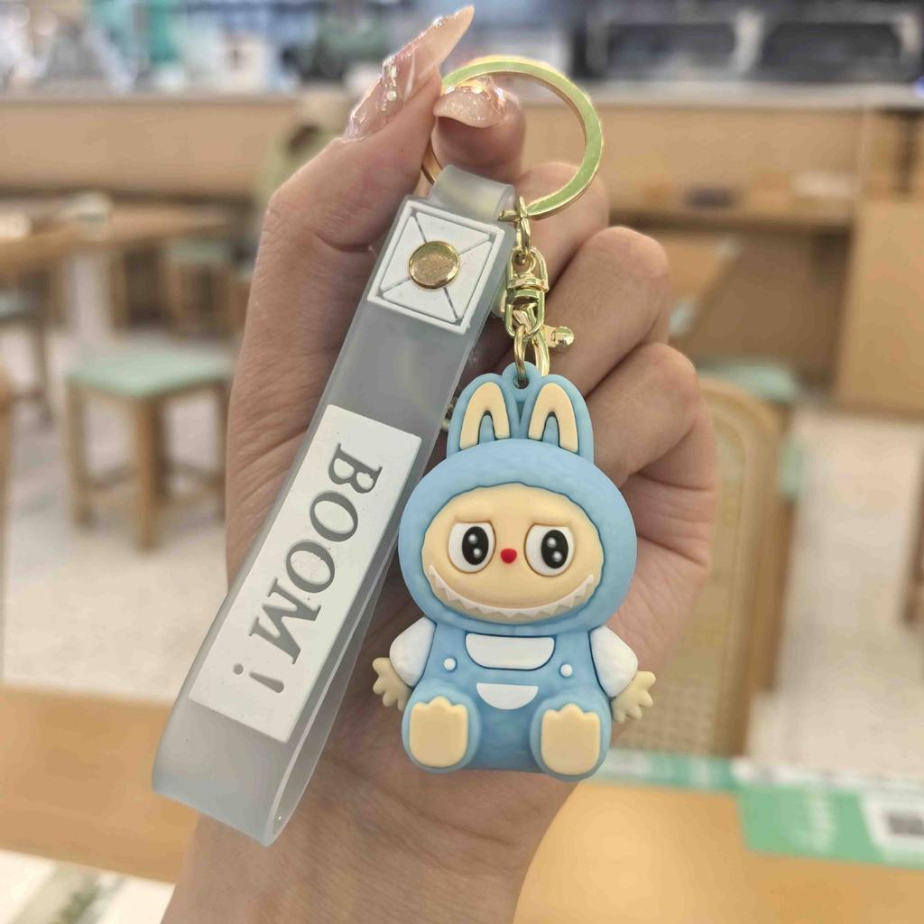 Malá ovce klíčenka malý dárek, látka Labu sedící přívěsek na batoh malý dárek