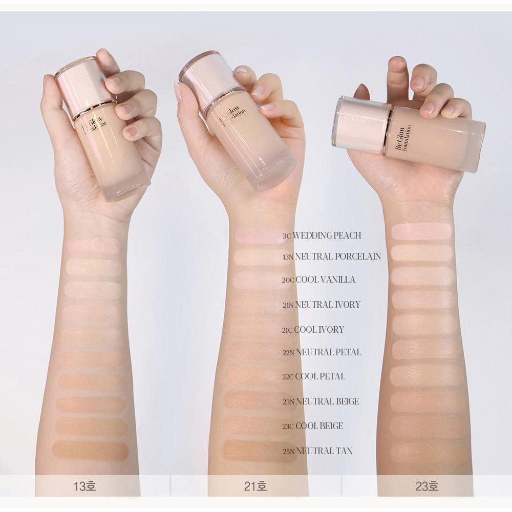 Espoir Pro Tailor “Be Glow” Foundation SPF27 PA++ 30 g — Radiant Glow Liquid Foundation