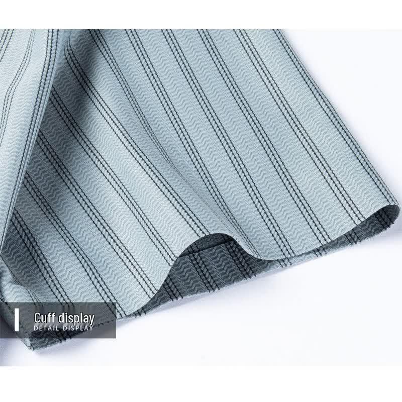 Hengyuanxiang Men's Summer Casual Striped Shirt