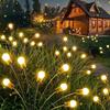 Waterproof Outdoor LED Fiber Optic Flower Lamp - Double-layer Lawn & Garden Decoration