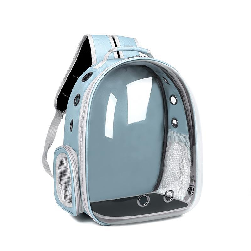 1Pc Panoramic Transparent Space Capsule Pet Backpack Breathable Cat Carrier Travel Bag