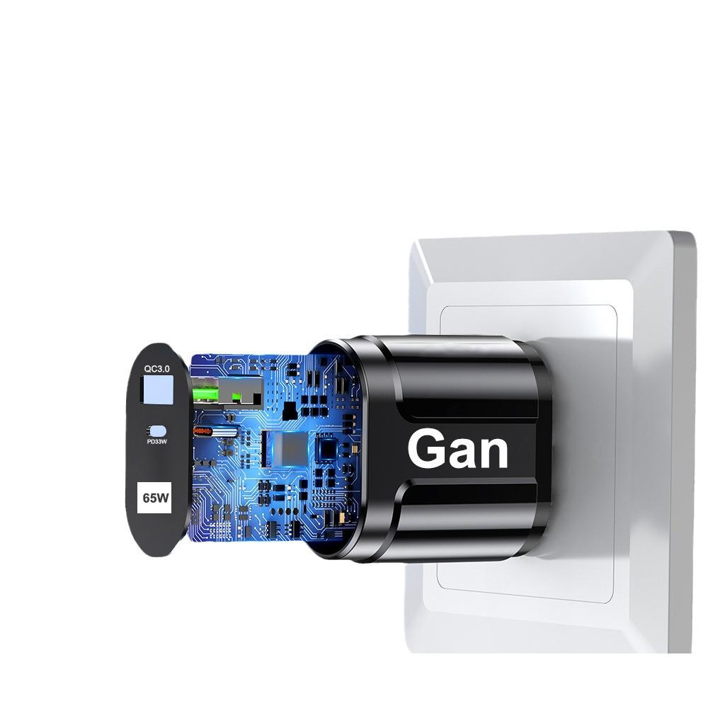 65W GaN PD Fast Charger with International Compatibility