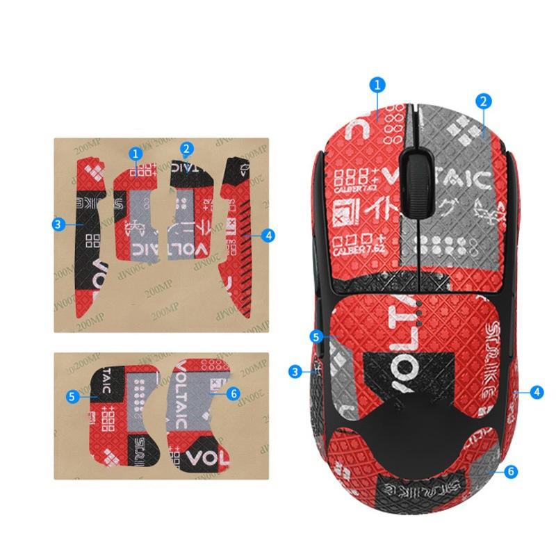 Adesivo Antiscivolo per Mouse Nastro Adesivo Assorbi Sudore Per Logitech Gpw4 Per Logitech G Pro 2 Lightspeed Mouse da Gioco E-Sport Gamer