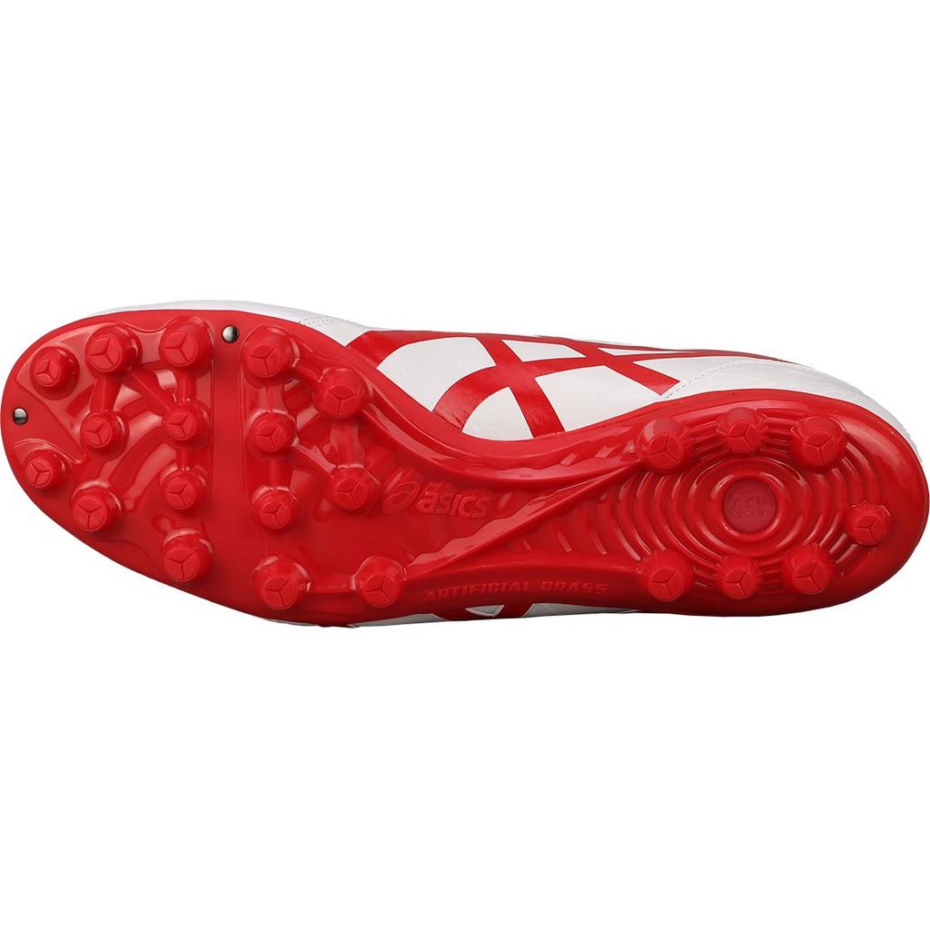 Asics Ds Light Series Round Toe Lace-Up Ag (Rubber Short Studs) Soccer Shoes Men Soccer Shoes White Red 1103A032-102