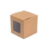 10Pcs White/black/Brown Kraft Window Box Packing Gift Boxes with Pvc Window for Candy/Cake/Soap/Cookie/Cupcake Display Box