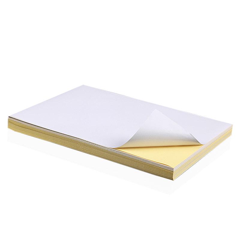 A4 Matte Self-Adhesive Printing Paper - 100 Sheets
