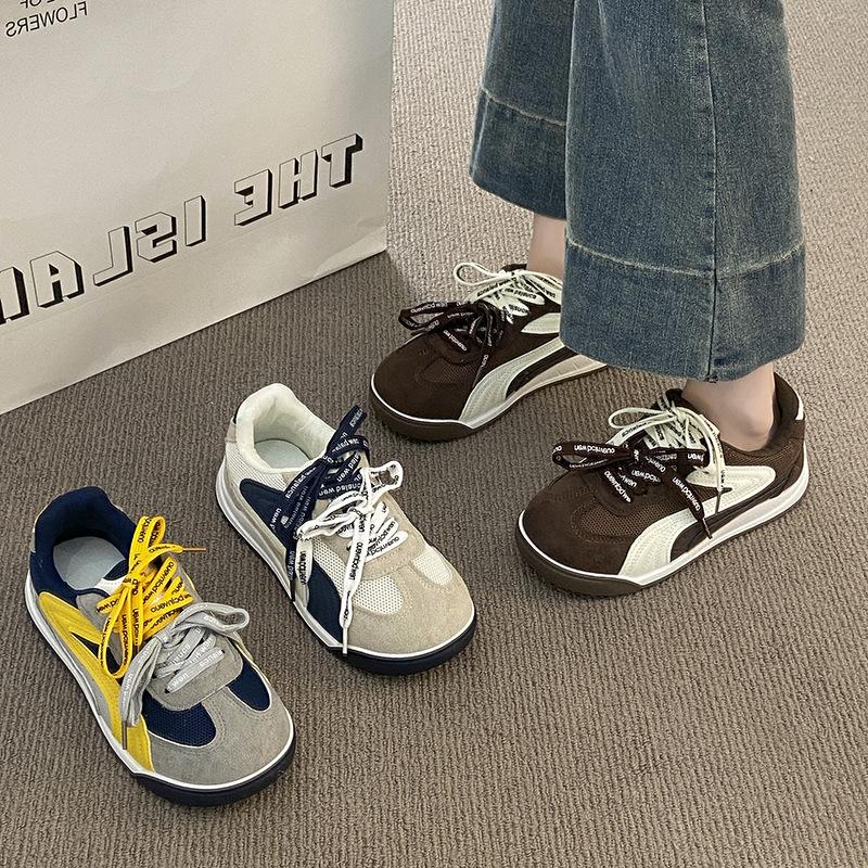 Versatile thick-soled bread super fire leisure sports moral training women's shoes 2025 autumn new popular Forrest Gump shoes women's