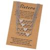 4Pcs/5Pcs Sister Heart-shaped Short Necklaces Stainless Steel Best Friend Necklace Suitable for 4 Sisters or 5 Sisters