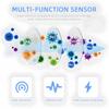 Tuya WIFI 6 In 1 Air Quality Detector PM2.5/Formaldehyde/VOC/CO2/Temperature/Humidity Tester Air Quality Sensor