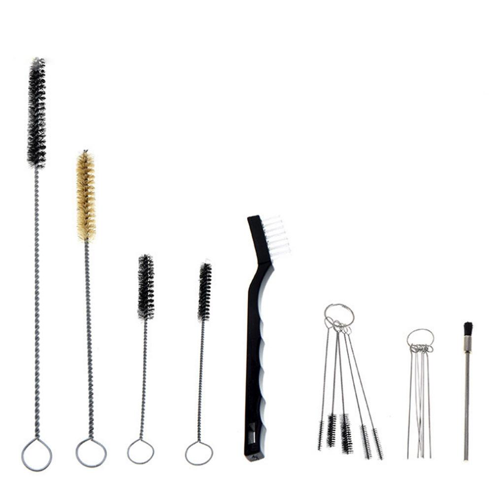 

Нейлон 17 шт./комплект распылительная ручка труба набор щеток комплект автозапчастей механический набор для очистки для распылительного наконечника аэрографа воздушная крышка серебряный