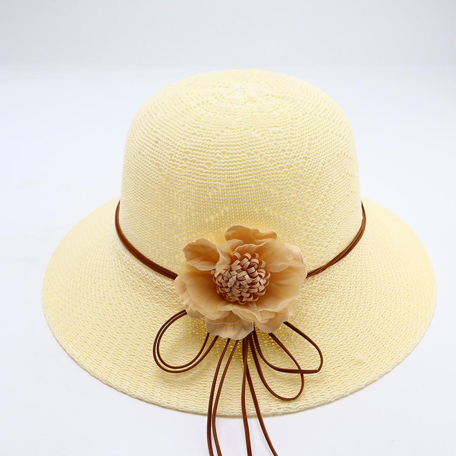 Women's Straw Hat with Large Brim, Summer Shading, Sweet and Versatile Cool Hat, Seaside Beach Hat, Sunscreen Hat, Women's Model