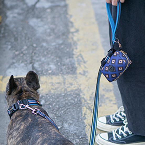 Dozownik worków na odchody zwierząt domowych z wiszącymi klamrami Uchwyt na torebkę na psie odchody Przenośna torba do przechowywania na zewnątrz Podróże dla psów Walking Park Artykuły dla zwierząt