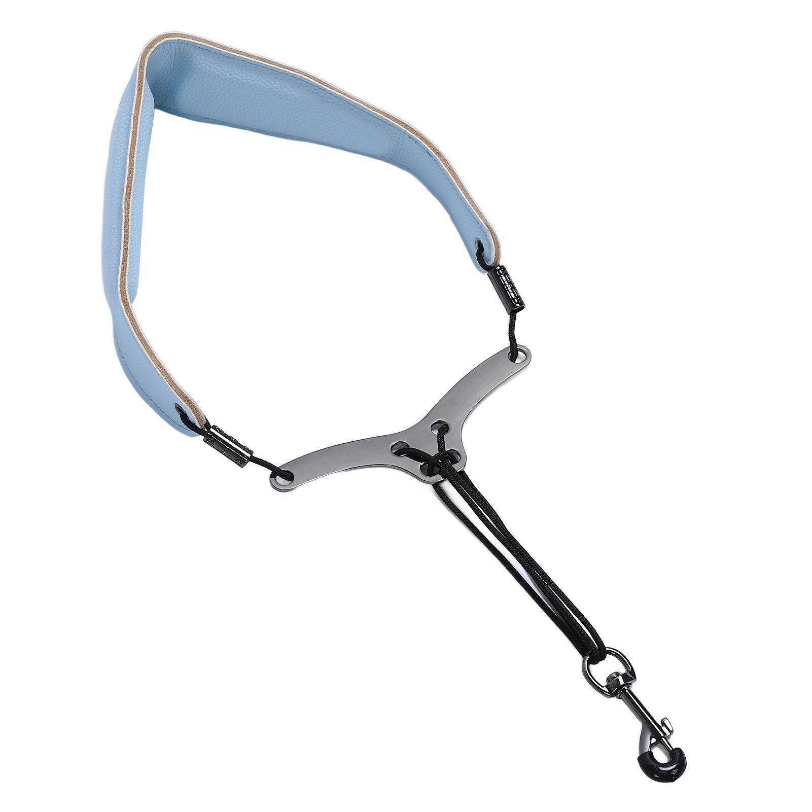 

Saxophone Neck Strap for Alto Tenor Sax Breathable Adjustable Instrument Accessories with Metal