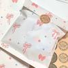 20 Stück Rosa Schleife Geschenkpapierbeutel Dekorative Verpackungsbeutel Ästhetische Mädchenverpackung