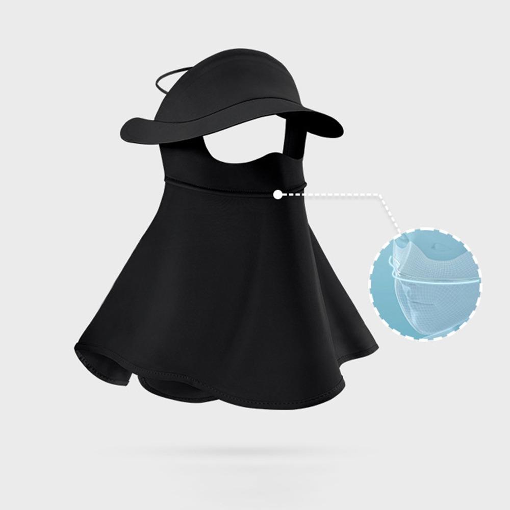 Ice Silk Anti-UV Neck Scarf Full Face Sunshade Face Mask Fashion Sun Protection Mask  Cycling
