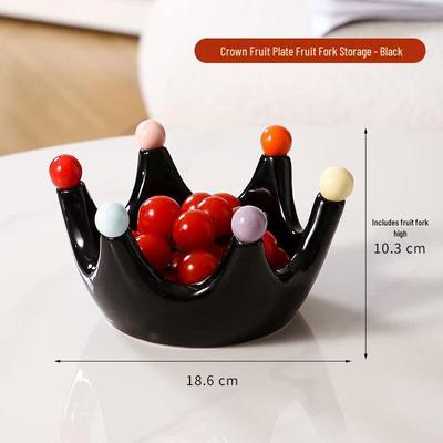 Cute Ceramic Fruit Fork Set