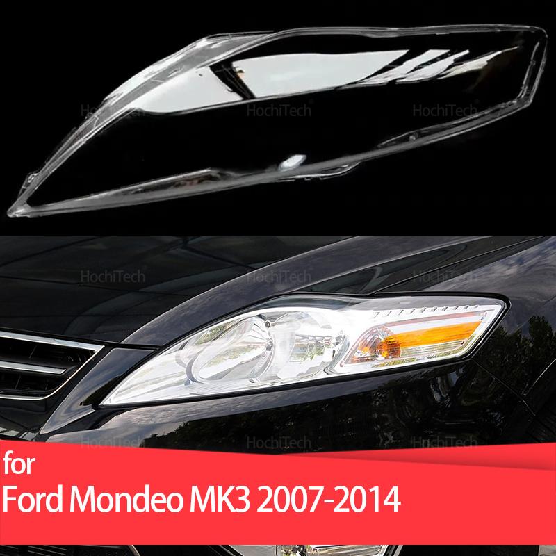 Headlight Lampshade Transparent Lens Headlamp Housing Cover Lens Light Protection for Ford Mondeo MK3 2007-2014