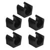 20pcs Pool Stick Clips Durable Pool Cue Rack Light Weight Black Billiards Cue Locating Clip Holder for Home Club