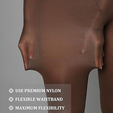 Collant Sexy Oversize da Donna Calze Lisce Monocolore Femminili Elasticità Extra Large Taglie Forti Vita Alta Calze Lunghe M-6XL