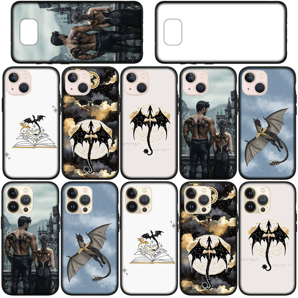 For Samsung Galaxy S25 S24 S23 S22 Ultra FE Plus A17 A37 A57 A56 A55 A06 A16 A15 A36 A26 A35 A05 A25 A54 Phone Case Wallpaper Book Fourth Wing Cover