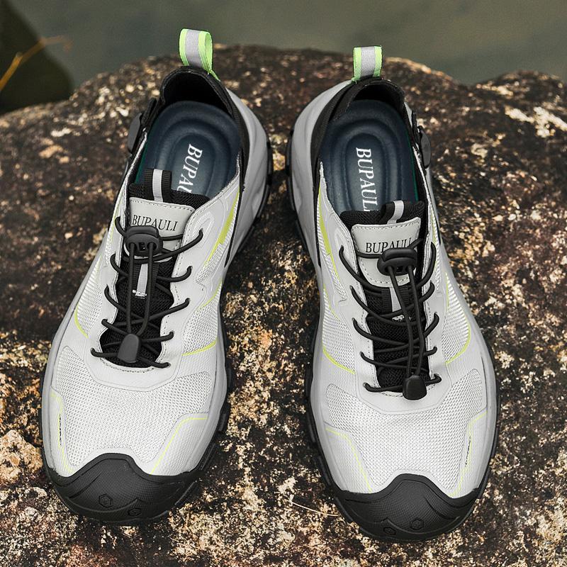 Fashion Summer Sports and Leisure Mesh Shoes Outdoor Breathable and Cushioned Hiking Climbing Shoe New Fashion Edition Non-slip Sneakers