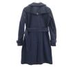 COACH trench coat 2 Navy Women Used