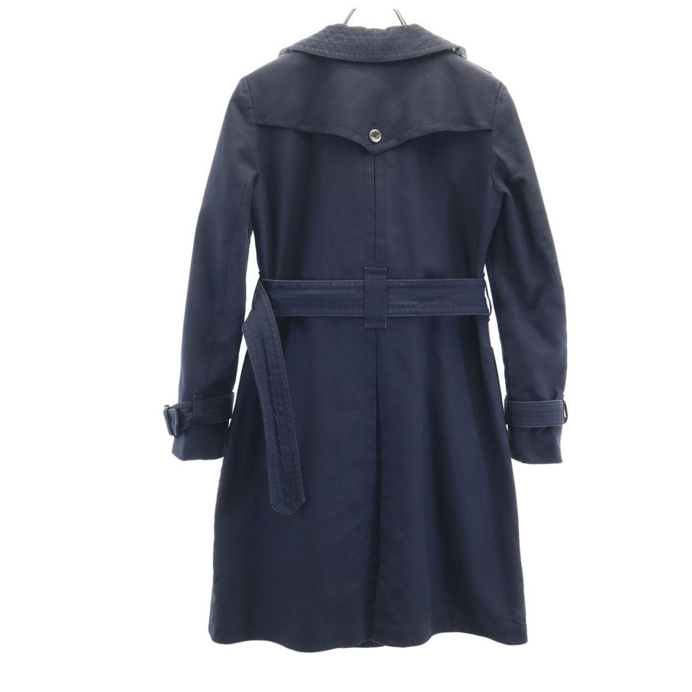 Coach Trench Coat 2 Navy Women Used