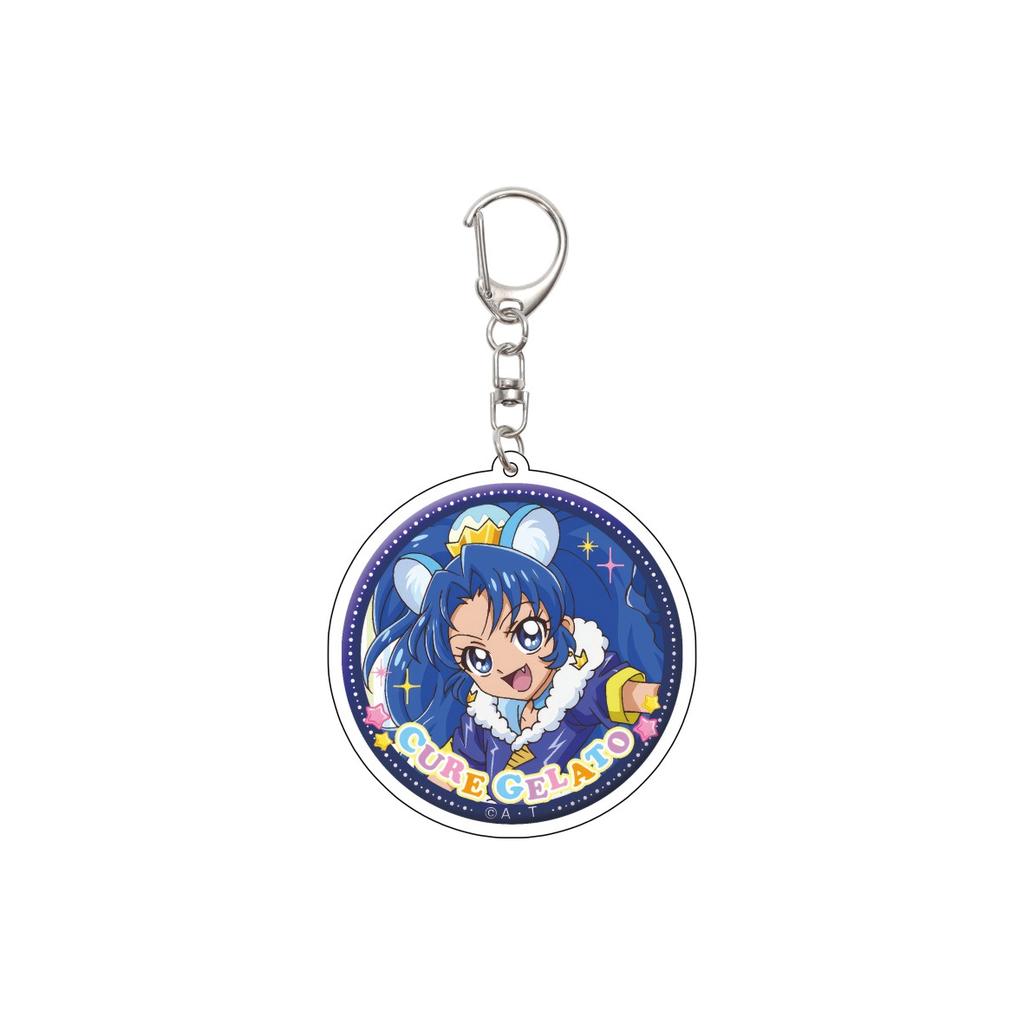 55MM Anime Pretty Cure Keychain Natsuki Rin/Kasugano Urara/Akimoto Komachi  Key Chain Acrylic Model Plate Christmas Gifts
