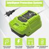 Power Tools Accessories AC100-240V 2A Lithium Battery Mini Compact Charger for Greenworks 40V Lithium Battery 29482 29462 29472