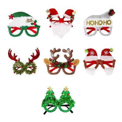Reusable Plastic Glasses Holiday Celebration Eyewear For Costume Parties Group Photo Props