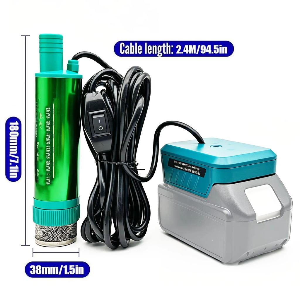 2 In 1 Oil Water Pump For Makita 18V Battery Cordless Diesel Fuel Water Oil Transfer Pump High Power Electric Water Pump Set Fit