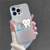 Dentist Tooth Phone Case For IPhone 16 15 14 13 12 11 Pro Max X XR XSMAX 8 7 Plus Matte Shockproof Back Cover