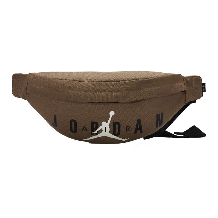 Jordan Classic Jumpman Logo Casual Zipper Nylon Crossbody Waist Bag Unisex bags Brown JD2143011GS-002 Brown